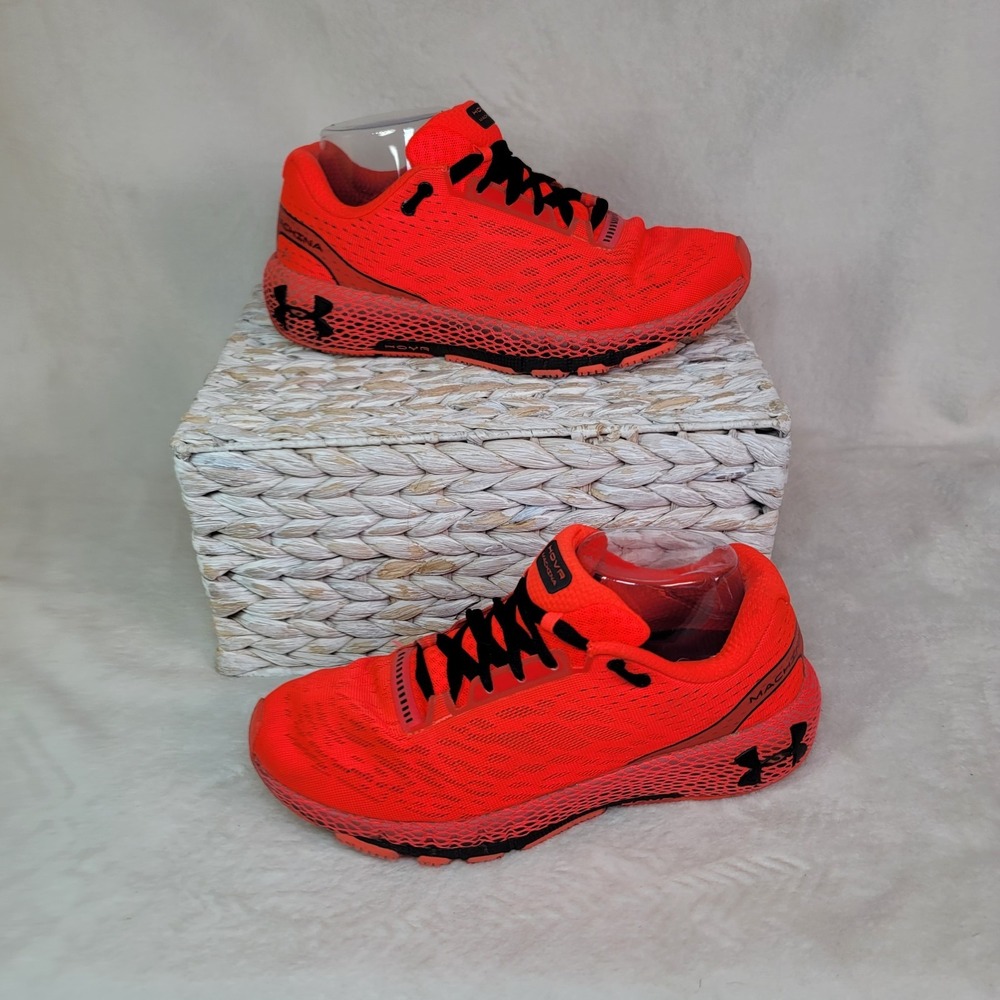 Under Armour Hovr Machina Running Shoes Sz Men 7 Coral Orange Road Race Training
